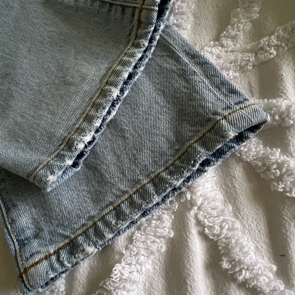 NSF HANK Blanket Stitch 5 Pocket Light Wash Denim Reflection Wash Jeans Size 28 - Picture 9 of 12